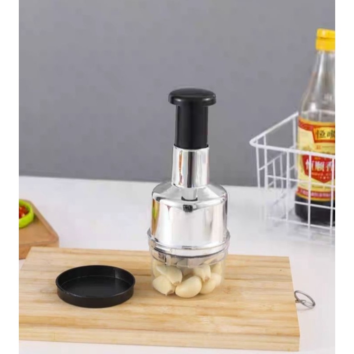 Máy Xay Tỏi, Ớt, Hành Ấn Tay Mini Tiện Lợi - Dụng cụ nhà bếp thông minh