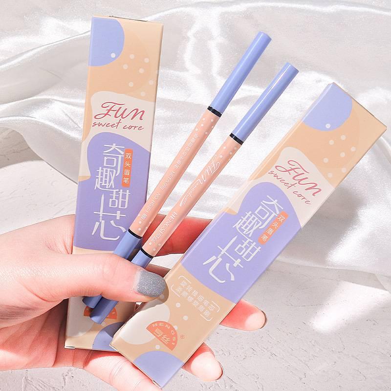 [Hàng mới về] Chì kẻ mày Hengsi hai đầu siêu mịn chống thấm nước và mồ hôi không phai màu tạo lớp trang điểm tự nhiên | BigBuy360 - bigbuy360.vn