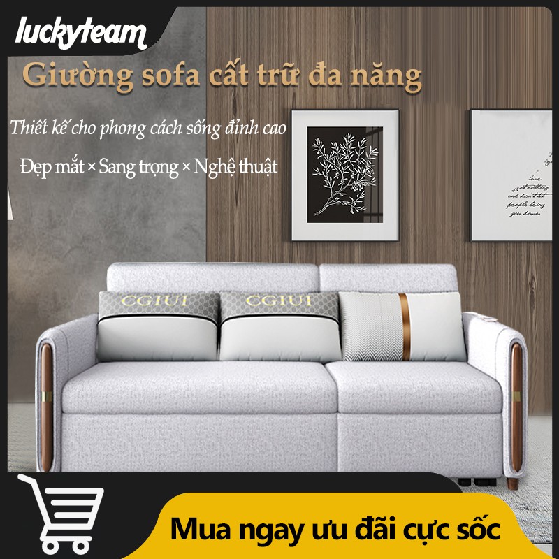 FU362 ghế sô pha đa năng có thể kéo thành giường đơn giường đôi cho căn hộ cỡ nhỏ, ghế sofa kiểu Bắc Âu thanh lịch