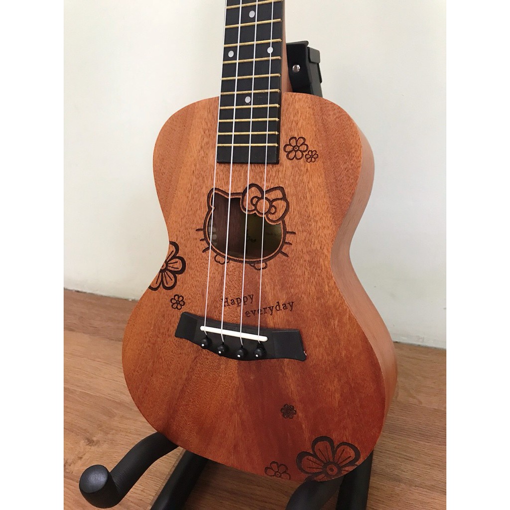 Đàn ukulele 23 inch Ukulele Concert - Mèo Hello Kitty