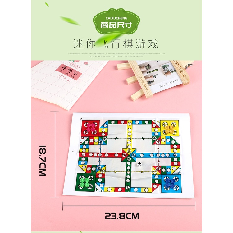 Bộ Bàn Cờ Vua Bay Mini Giáo Dục Khoa Học Cho Bé