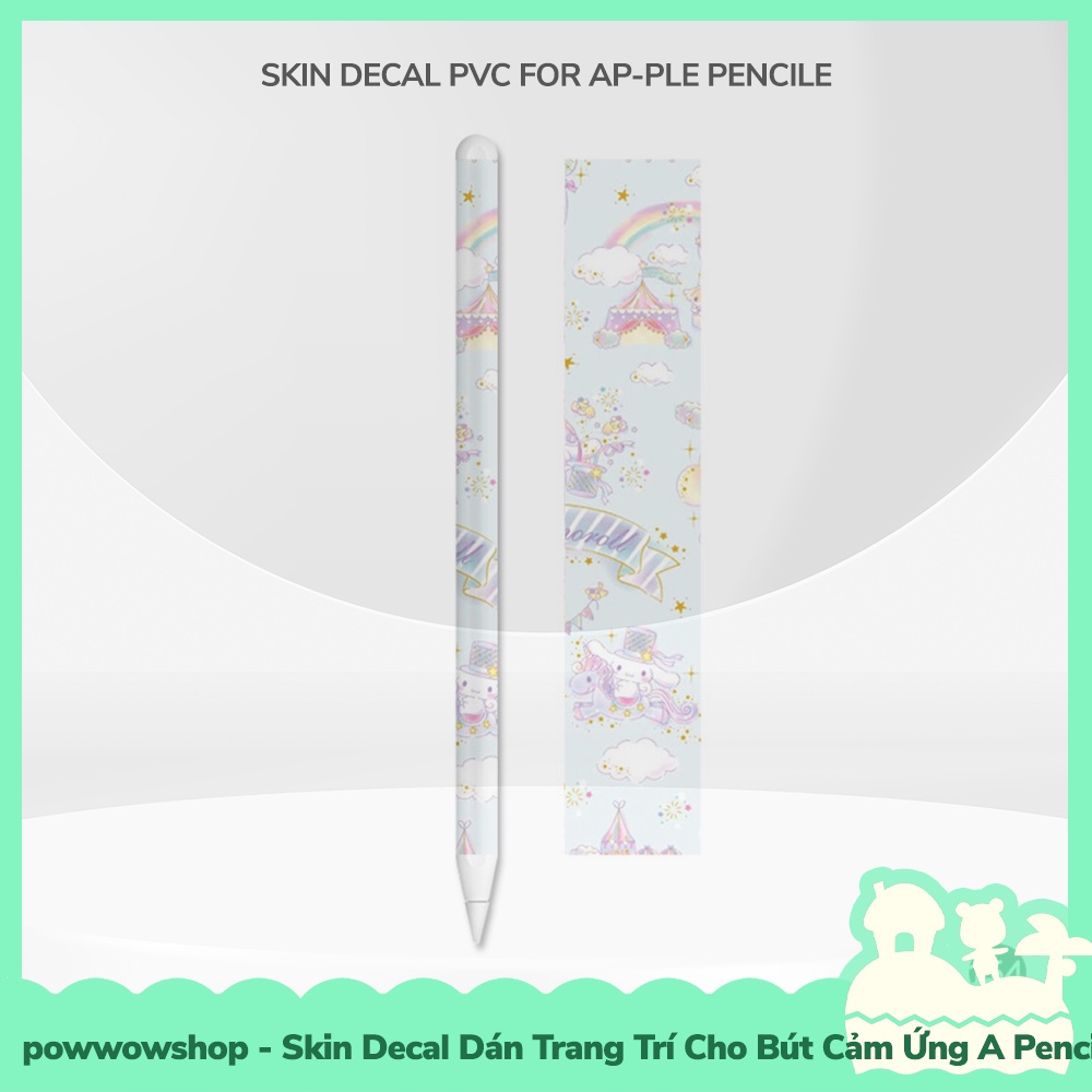 [Sẵn VN - Hỏa Tốc] 24 Mẫu Skin Decal DIY Dán Trang Trí Cho Bút Cảm Ứng Táo A Pencil 1 &amp; 2 Part 2 Collection