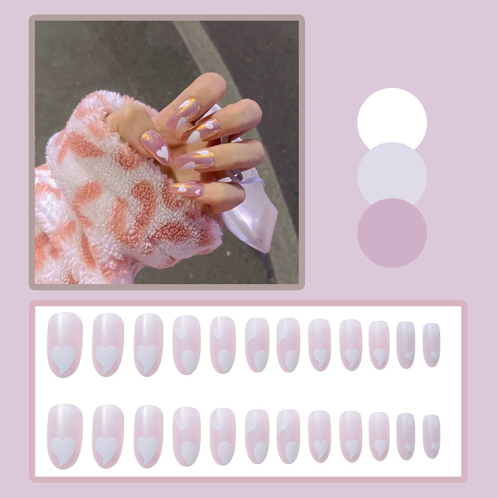 [Hàng mới về] Hộp 24 móng tay giả thời trang dành cho nữ