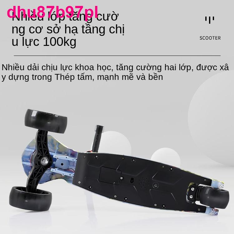 Scooter Trẻ em 1-2-3-6-9-12 tuổi Nam và nữ Xe trượt băng một chân ba trong