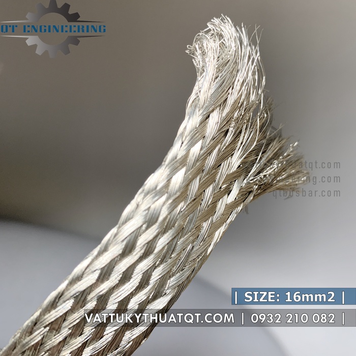Dây Đồng Bện Mạ Thiếc 16mm2 - Bán lẻ đoạn 1m, 5m