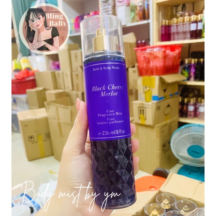 XỊT THƠM TOÀN THÂN BODY MIST BLACK CHERRY MERLOT MEONOOW STORE ✨‼️🧧