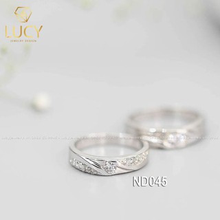 Nhẫn cặp bạc Lucy ND045