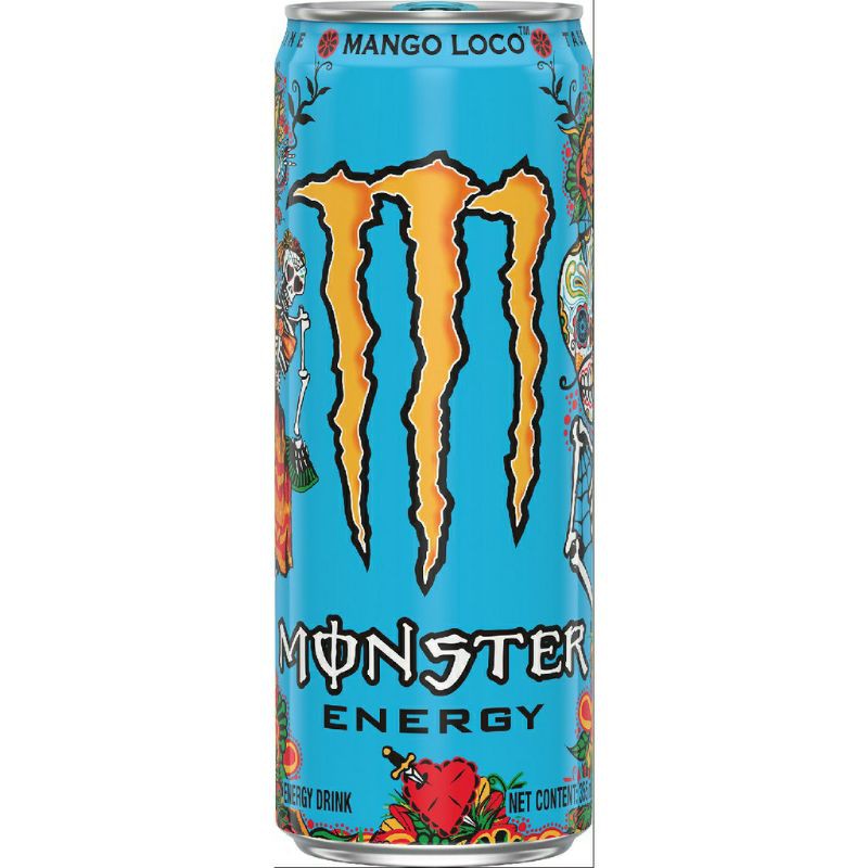 Thùng 24 lon nước tăng lực loco mango monster energy (24x355ml)