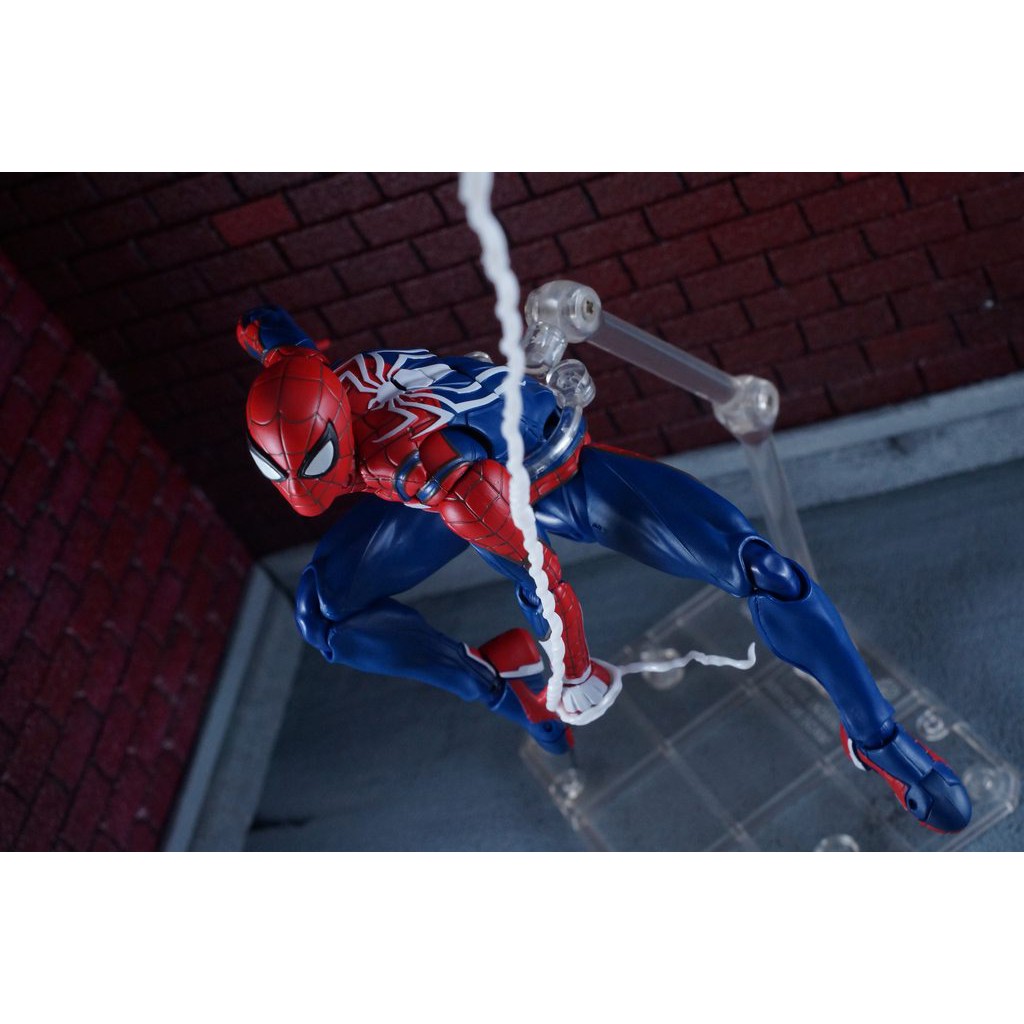 Mô hình SHF Spider Man Ps4 Marvel 15cm (BL)