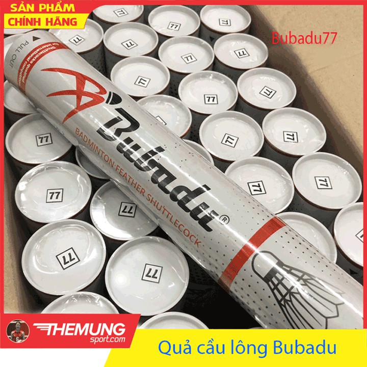 Quả cầu lông Bubadu Tiêu Chuẩn Thi Đấu tốc độ 77, tốc độ bay ổn định nhất