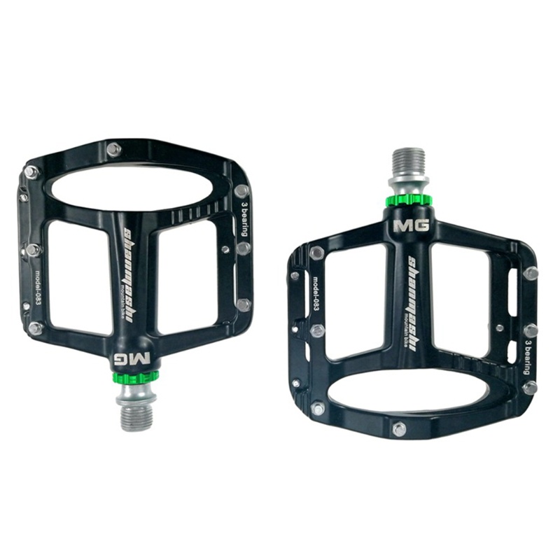 QQ Bàn Đạp Xe Đạp Leo Núi Bằng Hợp Kim Magie Phẳng Chống Trượt Siêu Nhẹ 3 Vòng Bi