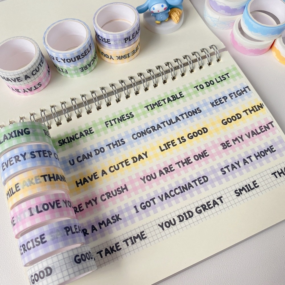 Cuộn Băng Keo Washi Dán Trang Trí Sổ Tay/Nhật Ký diy