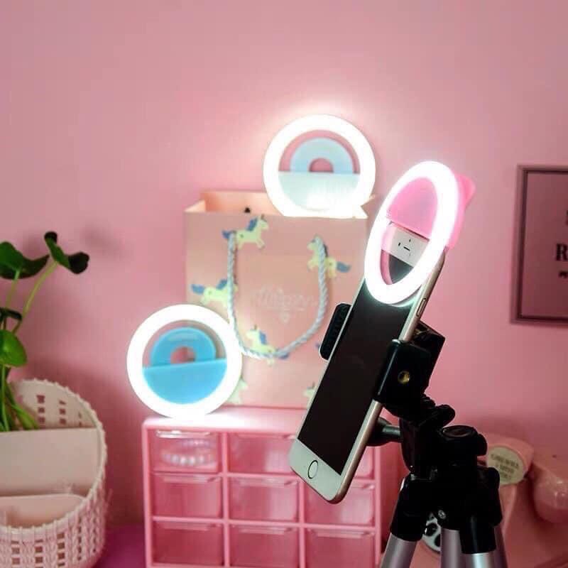 Đèn LED Selfie ⚡FREESHIP⚡ Đèn Tự Sướng Gắn Điện Thoại Hỗ Trợ Chụp Ảnh