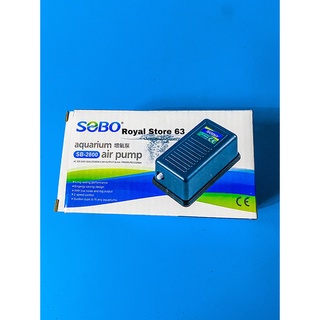 Máy tạo oxy 1 vòi cho bể cá cảnh sobo sb2800