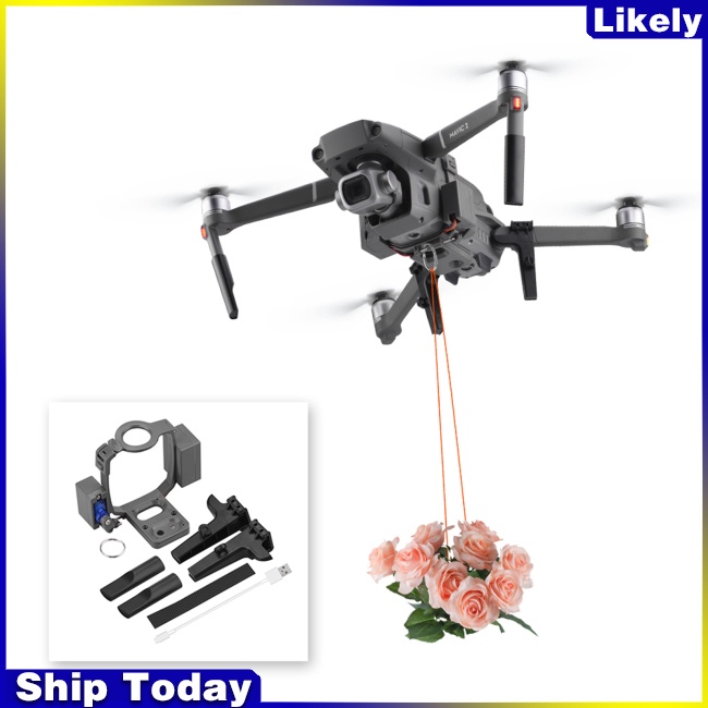 Hệ Thống Ném Khí Thả Mồi Câu Cá Điều Khiển Từ Xa Tương Thích Với Dji Mavic 2 Zoom / pro
