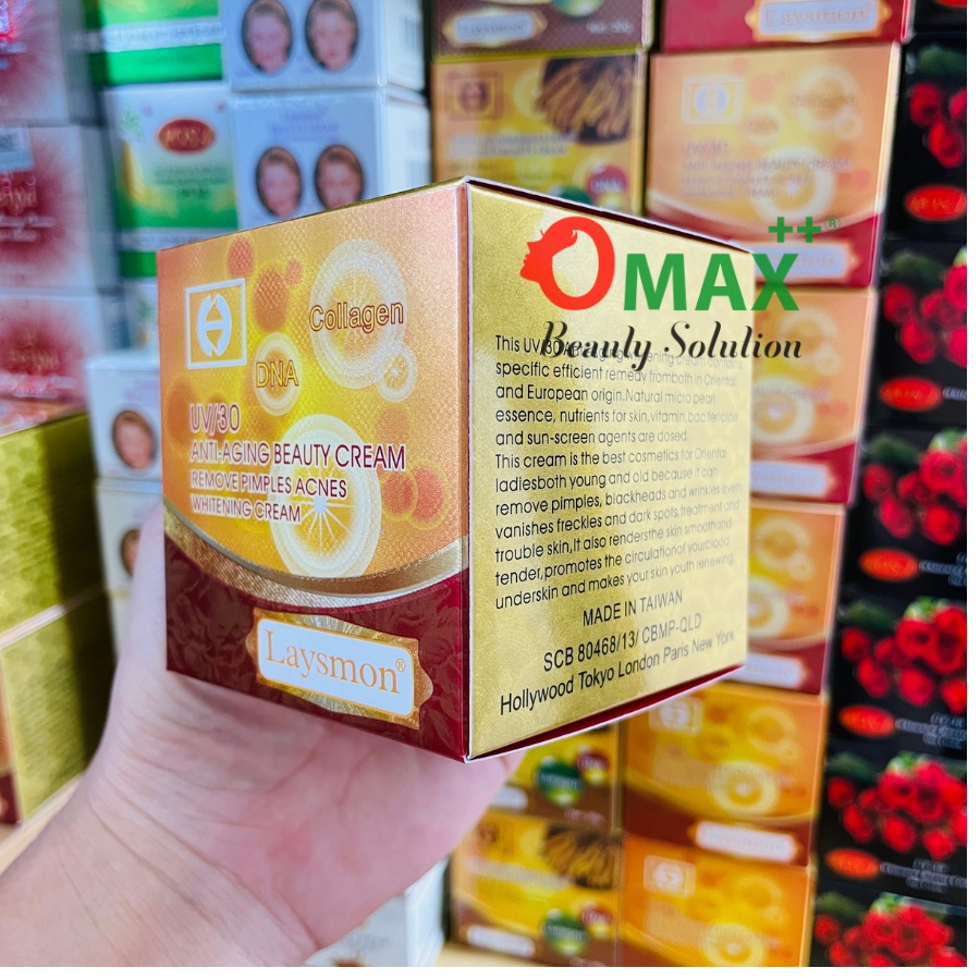 KEM LAYSMON ĐỎ - CHỐNG NHĂN - NGỪA LÃO HOÁ UV/30 - ANTI-AGING BEAUTY CREAM 20G