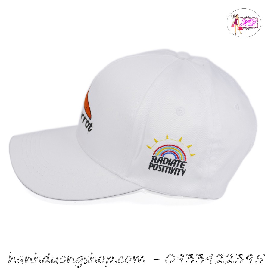 [ Hình thật ] Nón kết carrot cầu vồng khóa xịn mũ lưỡi trai nam chất liệu vải cao cấp thoáng mát dễ thấm hút mồ hôi