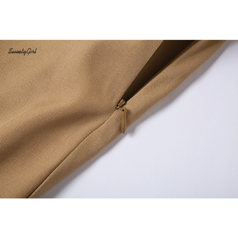 Chân Váy Mini Lưng Cao Màu Trơn Cài Nút Thời Trang 2022 Cho Nữ