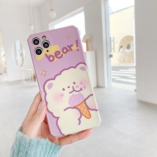 Ốp iPhone Gấu Mê Kem iPhone 7Plus/8Plus/X/Xs Max/11/11 Pro/11 Pro Max - ốp iphone