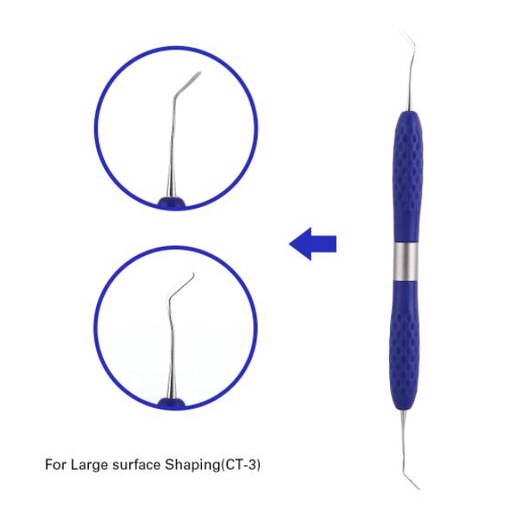 Bộ Dao Nhựa Resin Tay Cầm Silicone Tiện Dụng Cho Nha Khoa