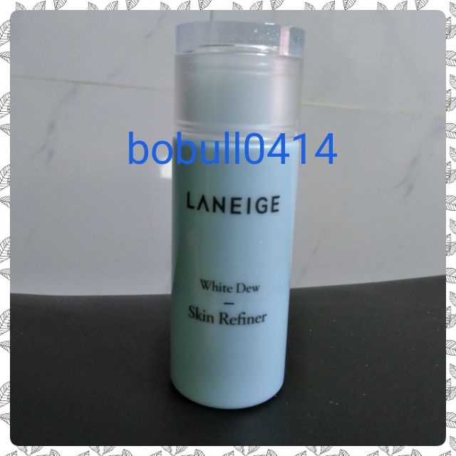 Bộ đôi sữa dưỡng trắng và nước hoa hồng Laneige White Dew 50ml.