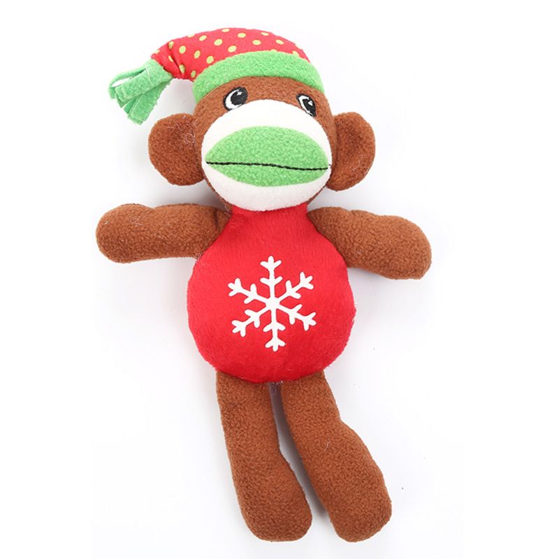 Đồ Chơi Nhồi Bông Hình Chú Chó May Mắn Dễ Thương Cho Cún Cưng Gặm Răng