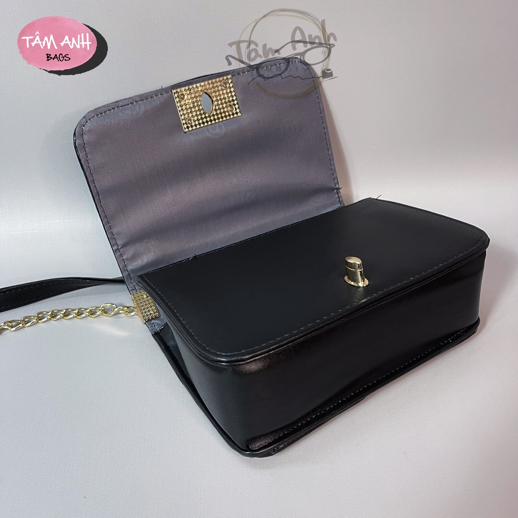 Thanh Lý Túi Xách Thời Trang Giá Rẻ Đeo Vai Đeo Chéo Boy Xích 2 màu Đen Trắng BOYVNX21