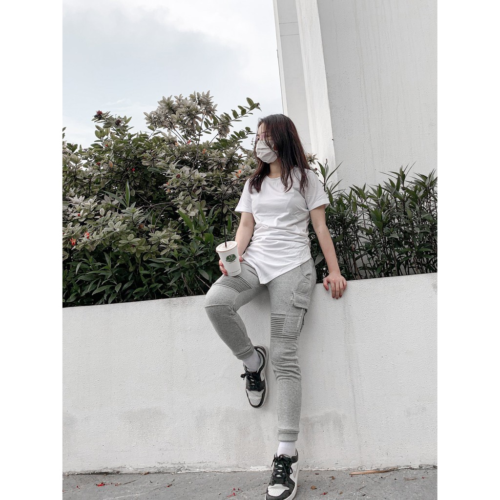 Quần jogger nữ 077 túi hộp