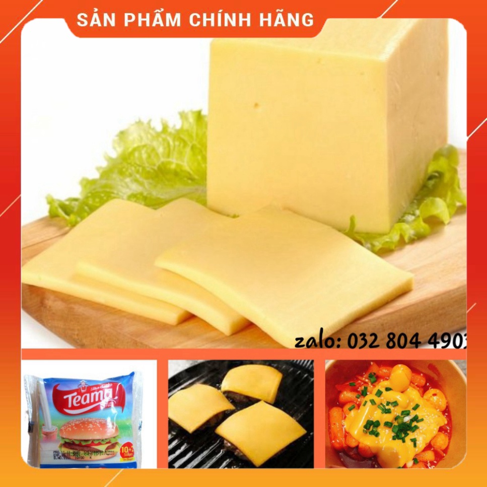 [ LOẠI 1] Phô mai lát Burger Teama Ai Cập 200g