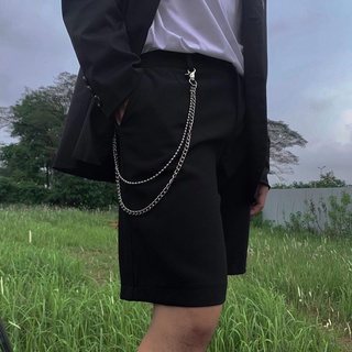 Quần Âu Short Nam phối dây xích Cao Cấp (Hàng thiết kế)