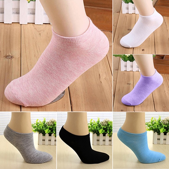 1 Đôi Vớ Ngắn Màu Sắc Ngọt Ngào Cho Nữ