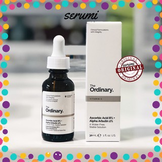 Serum trắng sáng da Ascorbic Acid 8% và Alpha Arbutin 2% 👍🏻 The Ordinary 30ml 👍🏻 Làm giảm đốm đen, tàn nhang