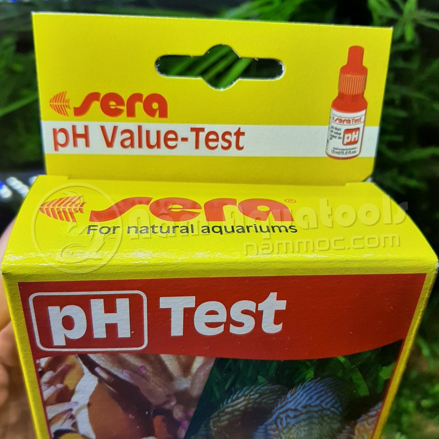 Bộ TEST pH SERA | Kiểm Tra Nồng Độ Axit, Bazo Cho Bể Cá Thuỷ Sinh
