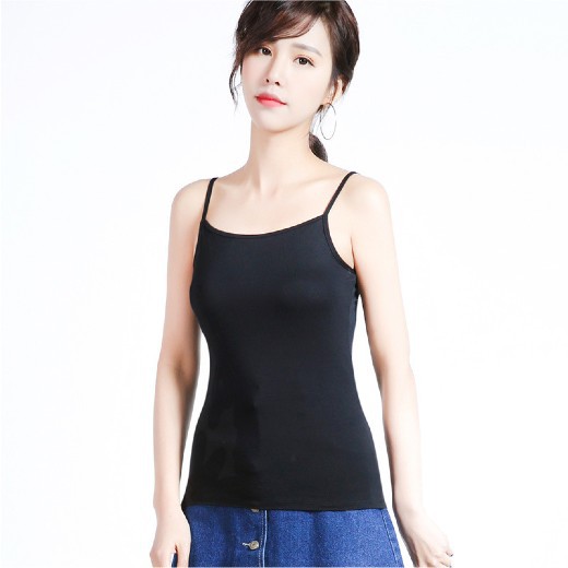 Áo hai dây-áo 2 dây Quảng Châu cao cấp vải mềm mát co giãn 4 chiều | BigBuy360 - bigbuy360.vn