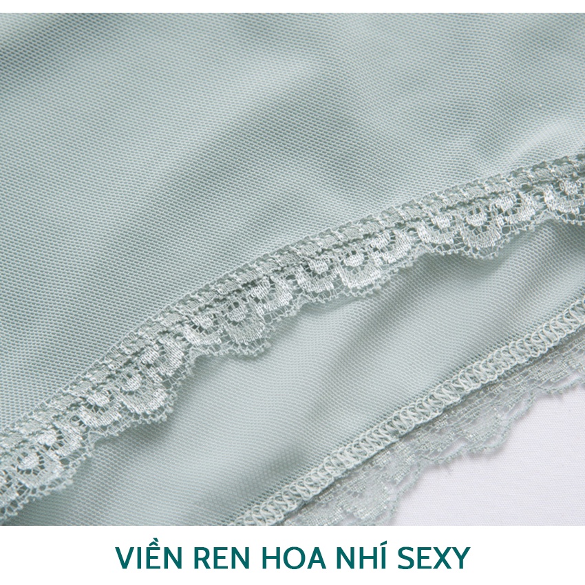Quần lót nữ ren Venuskin siêu mềm min thoáng mát cạp vừa size lớn Havana FLQ154