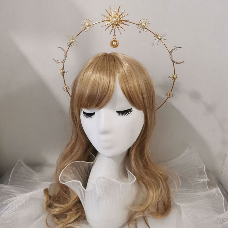 Băng Đô Cài Tóc Hình Vương Miện Phong Cách Lolita