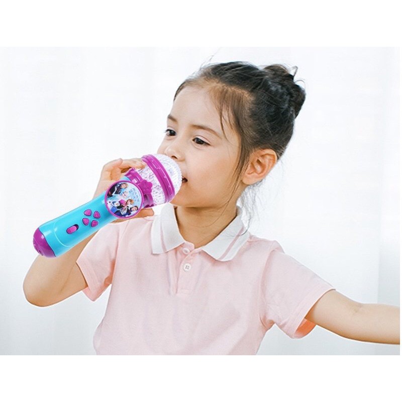 Mic hát karaoke Elsa cho bé đáng yêu