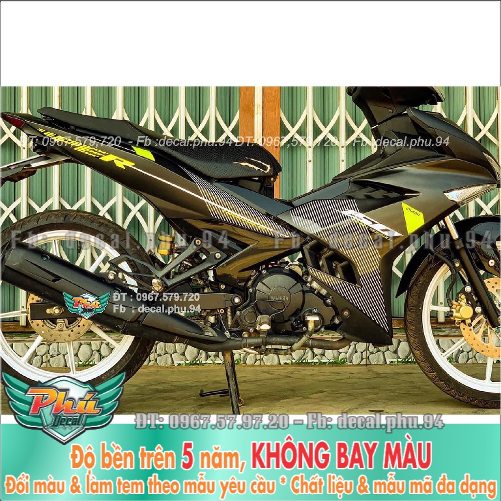Tem Rời Exciter 150 Mx đỏ đen (K) -1