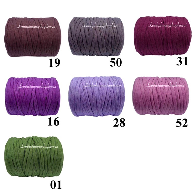 SỢI VẢI CRAFT YARN 250gr (bảng màu 3)