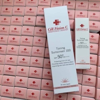 Set kem chống nắng Cell Fusion C hồng 50ml + 10ml