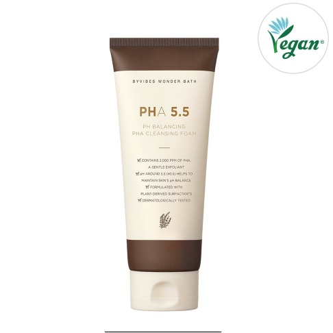 [Mã SKAMPUSH11 giảm 10% đơn 200k] Sữa Rửa Mặt Byvibes Wonder Bath PH PHA 5.5 Balancing Cleansing Foam 150ml