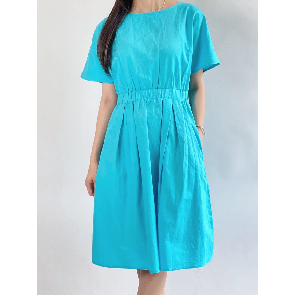 Đầm maxi dáng suông tay ngắn eo 3M hàng VNXK cao cấp