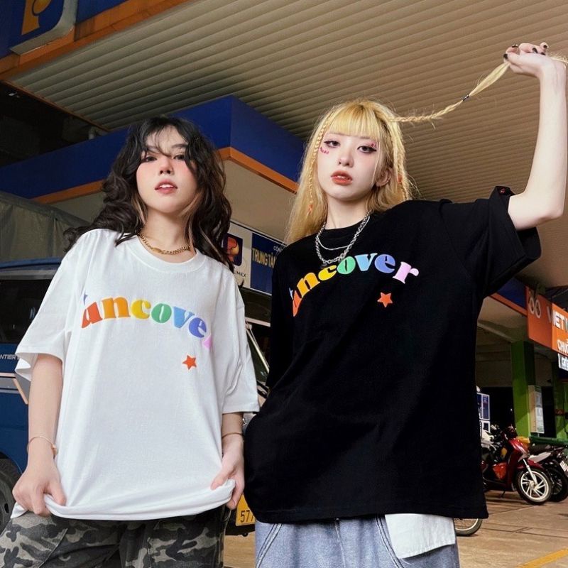 Áo thun tay lỡ unisex Uncover