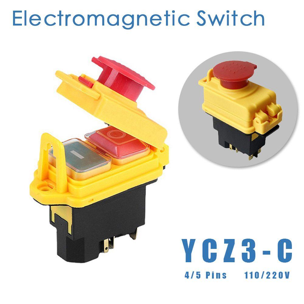 YNATURAL Công Tắc Điện Từ Kèm Vỏ Bọc 4 / 5 Pin