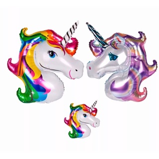 Bong bóng nhôm trang trí hình Unicorn (Kì Lân)