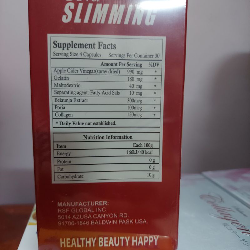Gold slimming hộp 30v