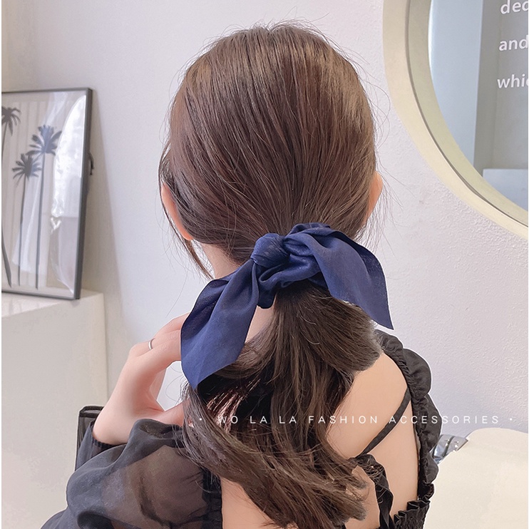 Dây Buộc Tóc Kiểu Nơ Xinh Xắn Dành Cho Nữ