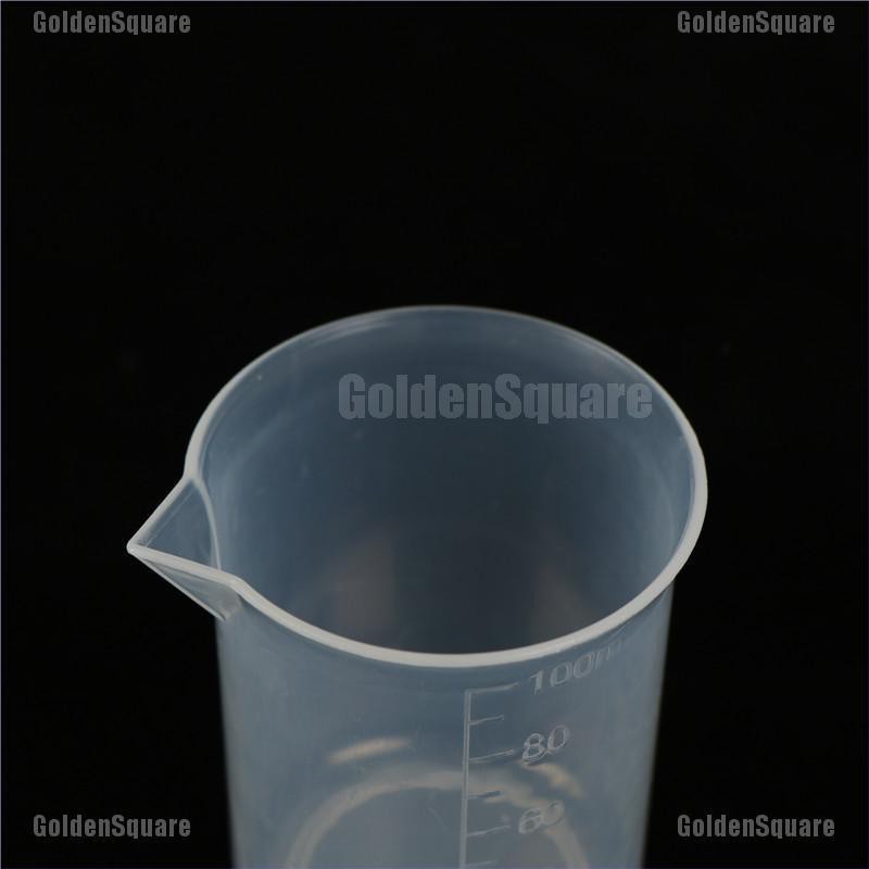 Set 2 Cốc Đo Lường 100mL Bằng Nhựa Trong Suốt Tiện Dụng