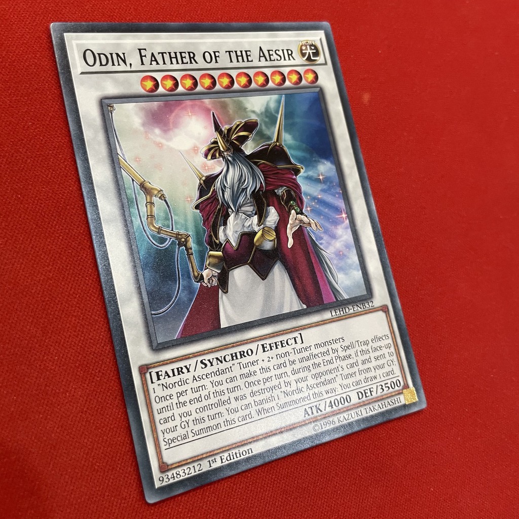 EN-JP]Thẻ Bài Yugioh Chính Hãng] Odin, Father of the Aesir