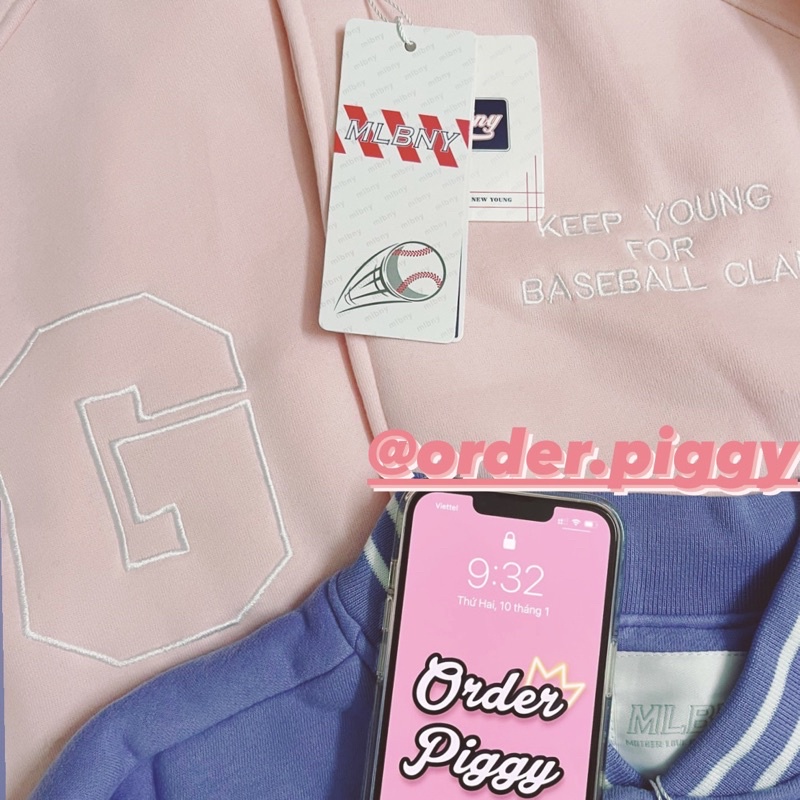 Áo Khoác MLBNY Jacket Nỉ Logo G - Chính Hãng